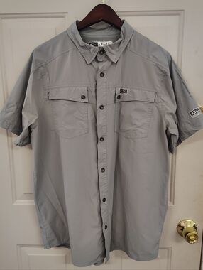 Drake Performance Fishing Shirt Medium